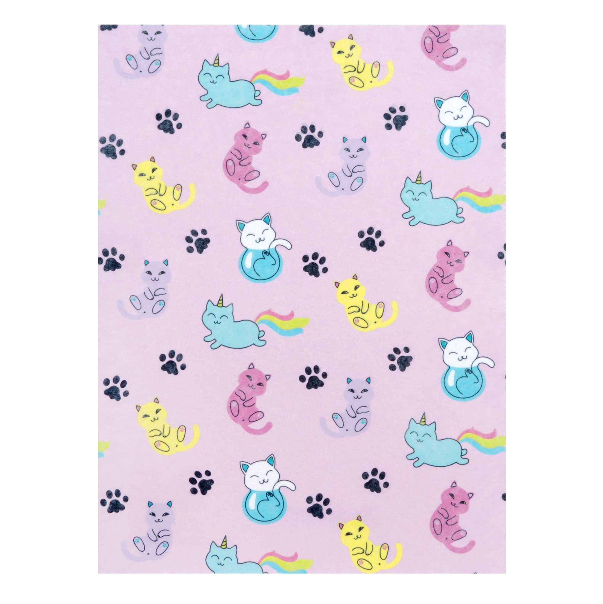 9" x 12" Cats Printed Felt by Creatology™